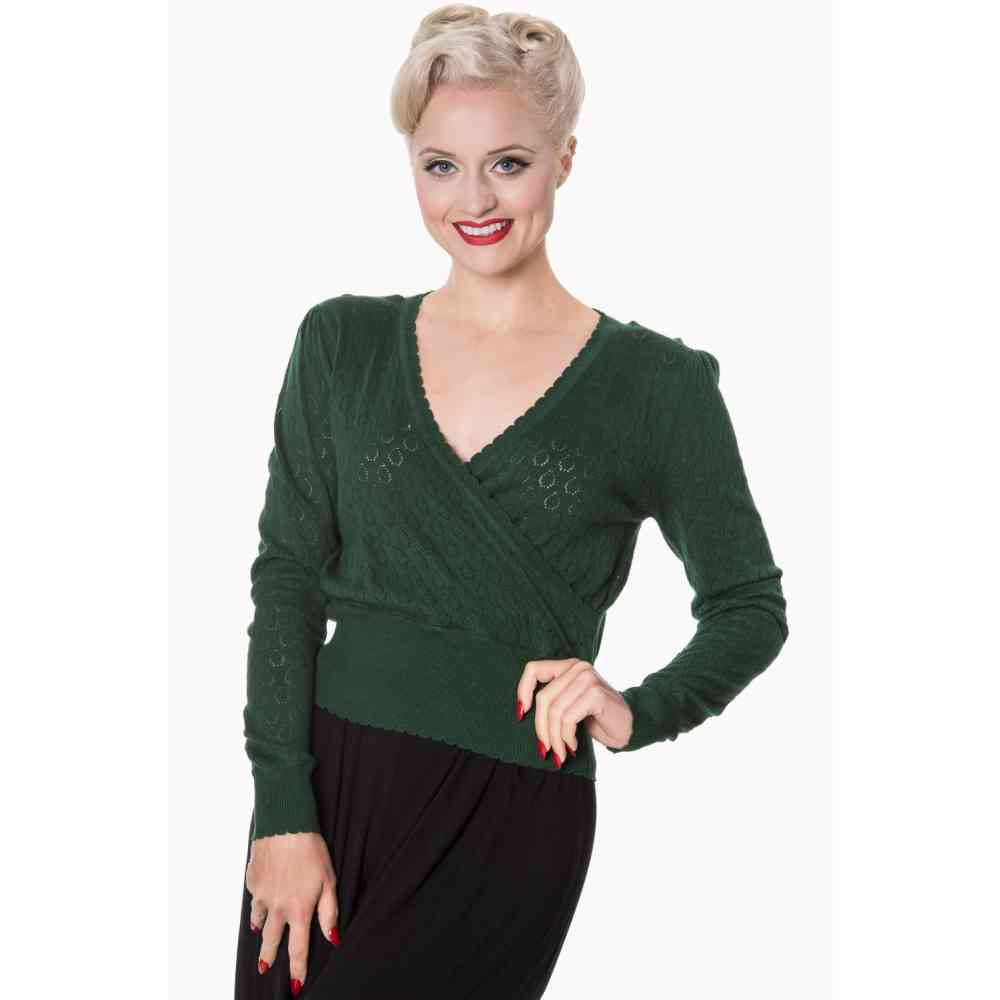 Dancing Days - BASIC INSTINCT Pullover - Green